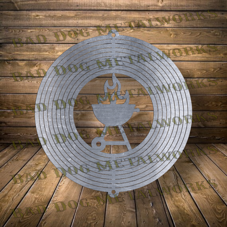 BBQ Wind Spinner - Svg and Dxf – Bad Dog Metalworks