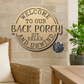 Welcome To Our Back Porch; Sit, Relax, and Unwind