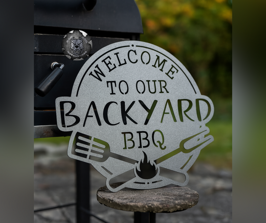Welcome To Our Backyard BBQ