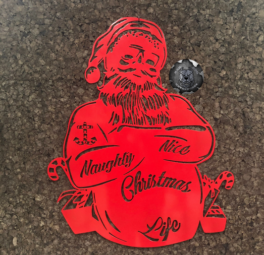 Tattooed Bad Santa