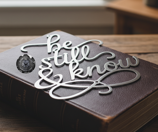 Be Still and Know