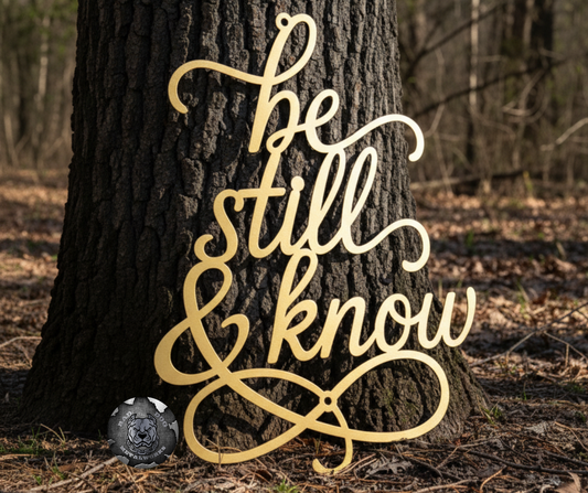 Be Still and Know