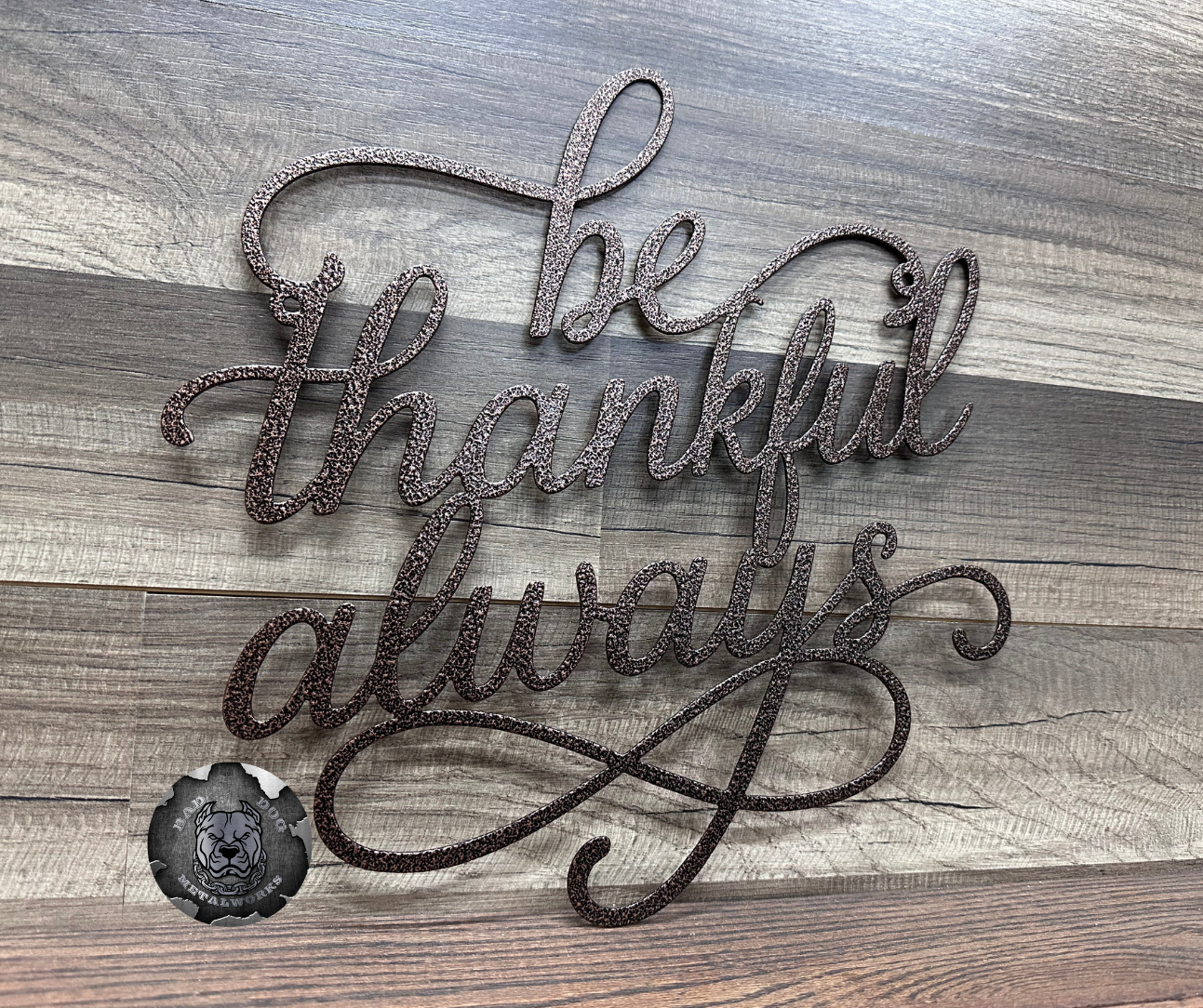 Be Thankful Always