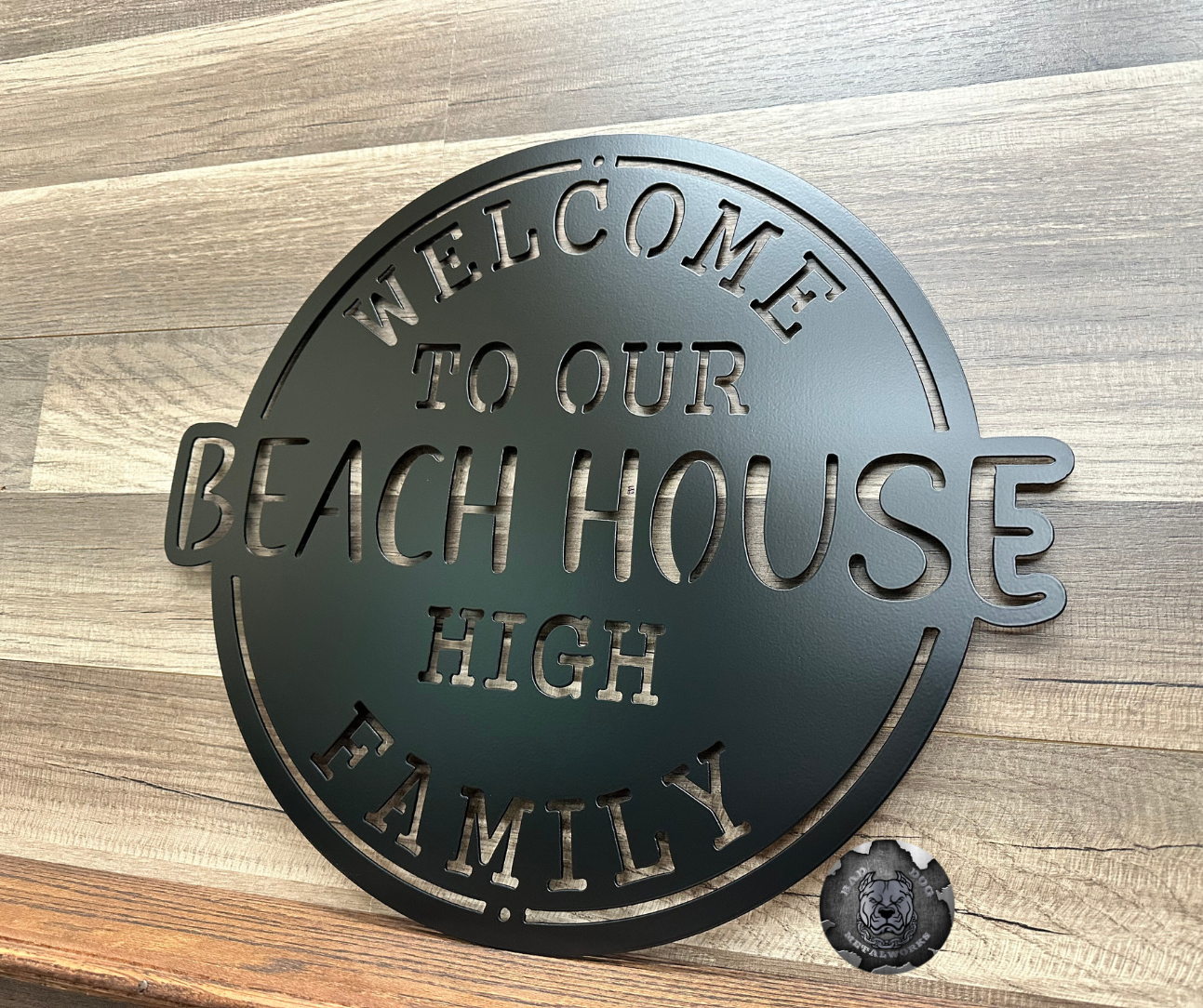 Welcome to Our Beach House Monogram