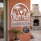 Beach Fire Pit Monogram