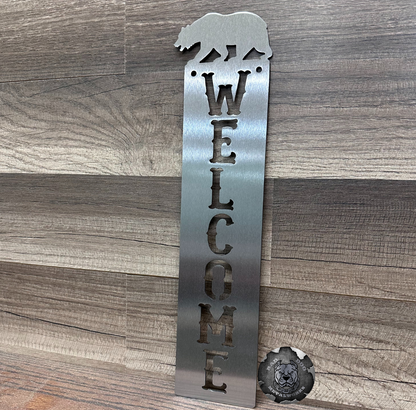 Bear Welcome Plaque