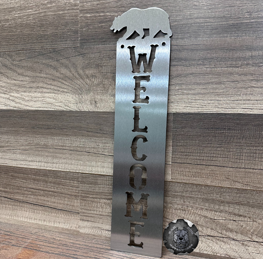 Bear Welcome Plaque