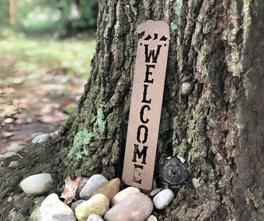 Bear Welcome Plaque