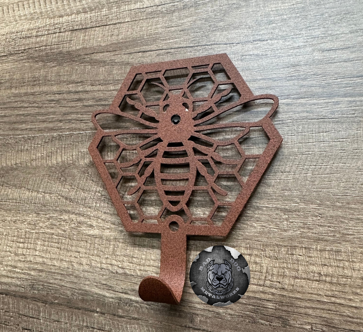 Honeycomb Bee Wall Hook