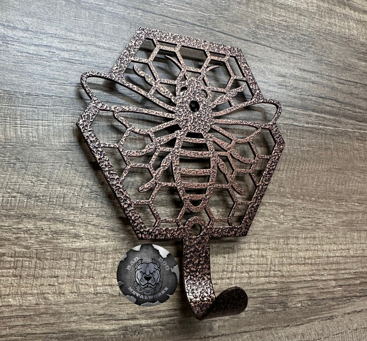 Honeycomb Bee Wall Hook