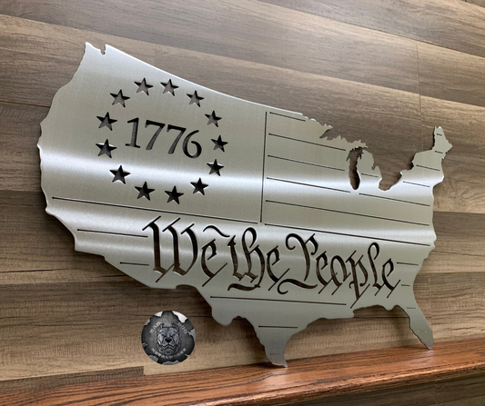 Betsy Ross We the People U.S. Outline