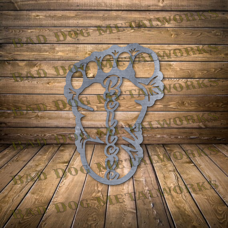 Bigfoot Believe - Svg and Dxf