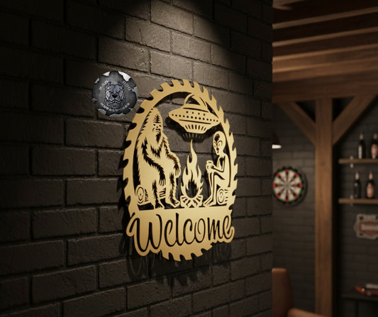 Bigfoot and Alien Welcome Saw