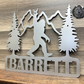 Personalized Bigfoot Plaque
