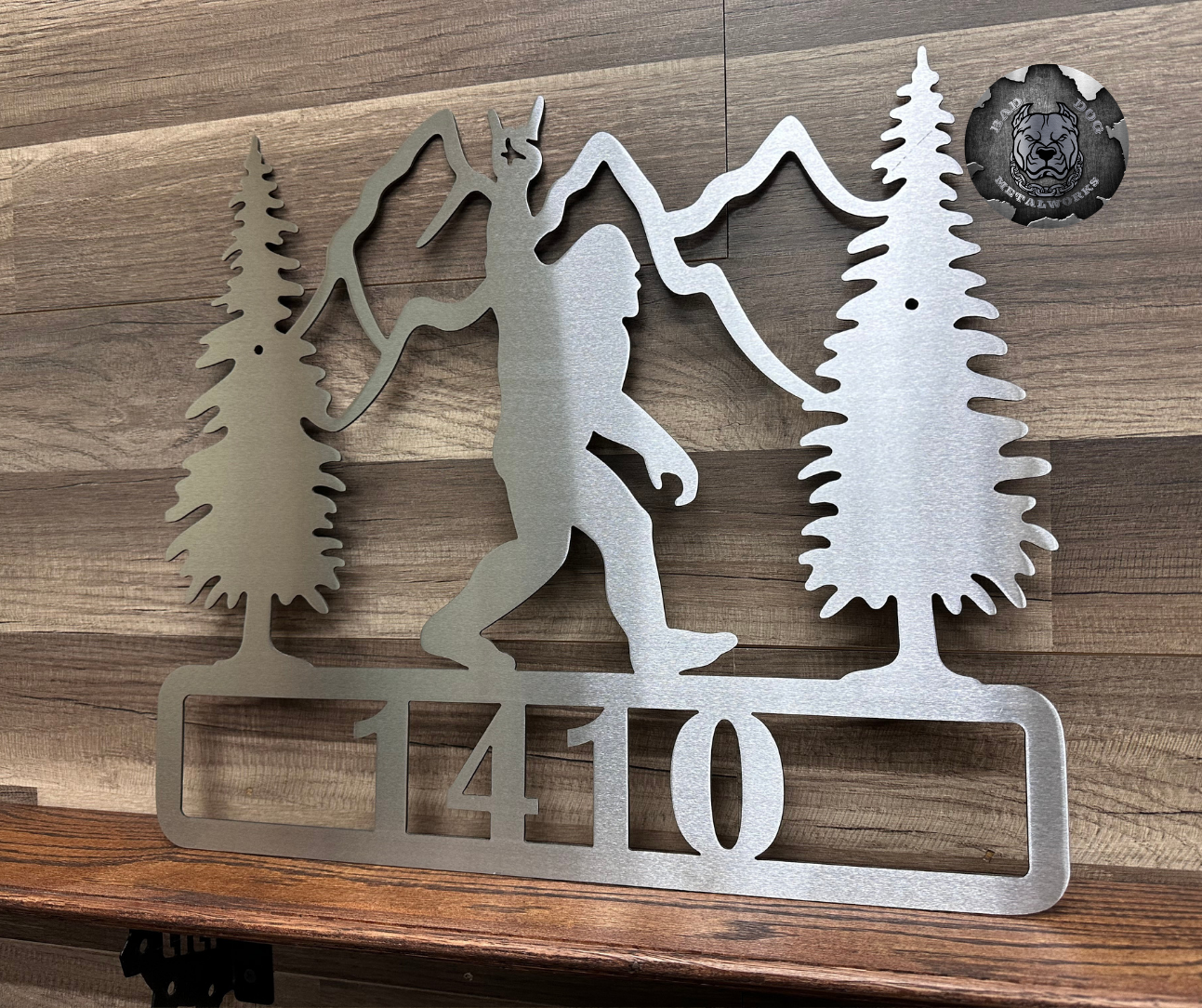 Personalized Bigfoot Plaque