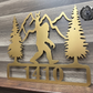 Personalized Bigfoot Plaque