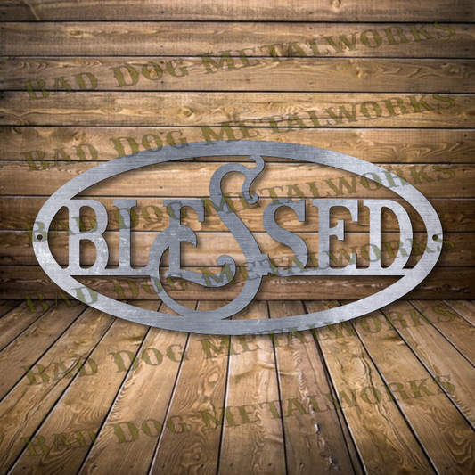 Blessed Oval - Dxf and Svg