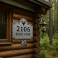 Deer Address Plaque
