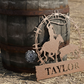 Bull Roping Rodeo Monogram