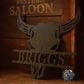 Bull Skull Monogram