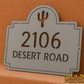 Cactus Address Plaque