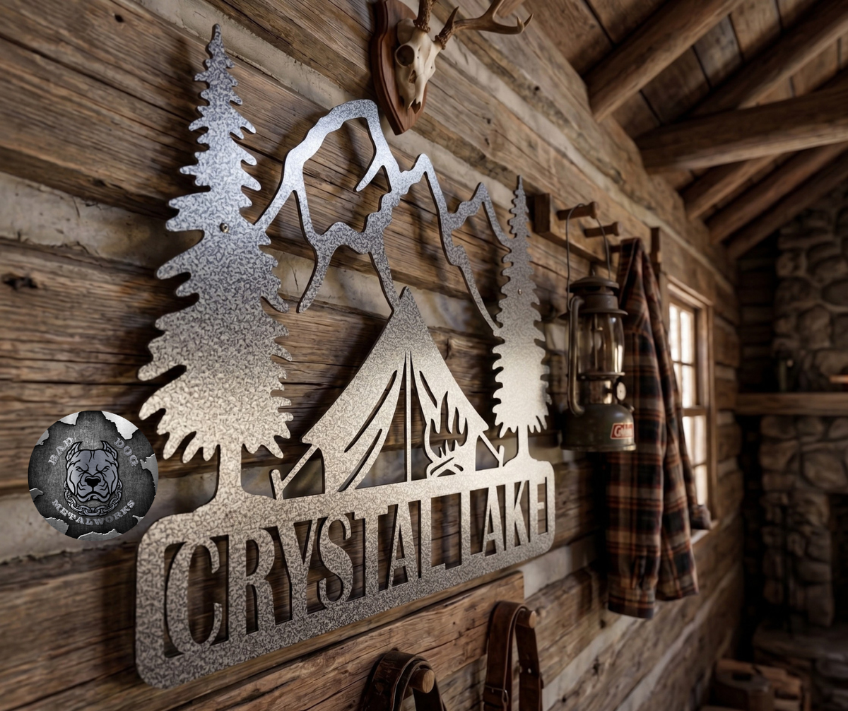 Personalized Camping Plaque