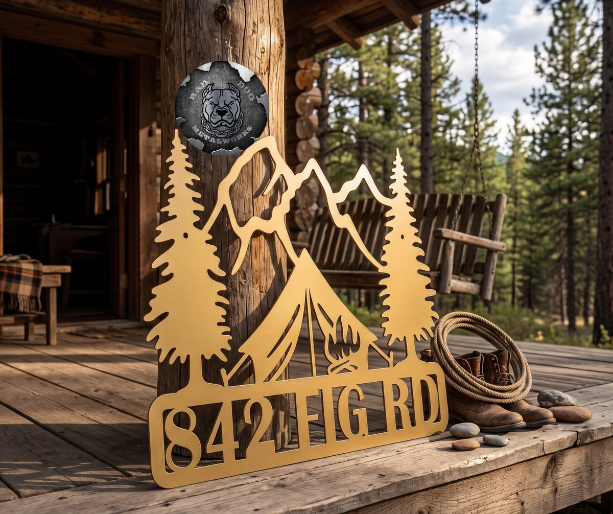 Personalized Camping Plaque