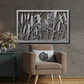 Cattail & Dragonfly Privacy Panel Metal Art