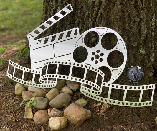 Clapboard and Filmstrip