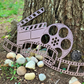 Clapboard and Filmstrip
