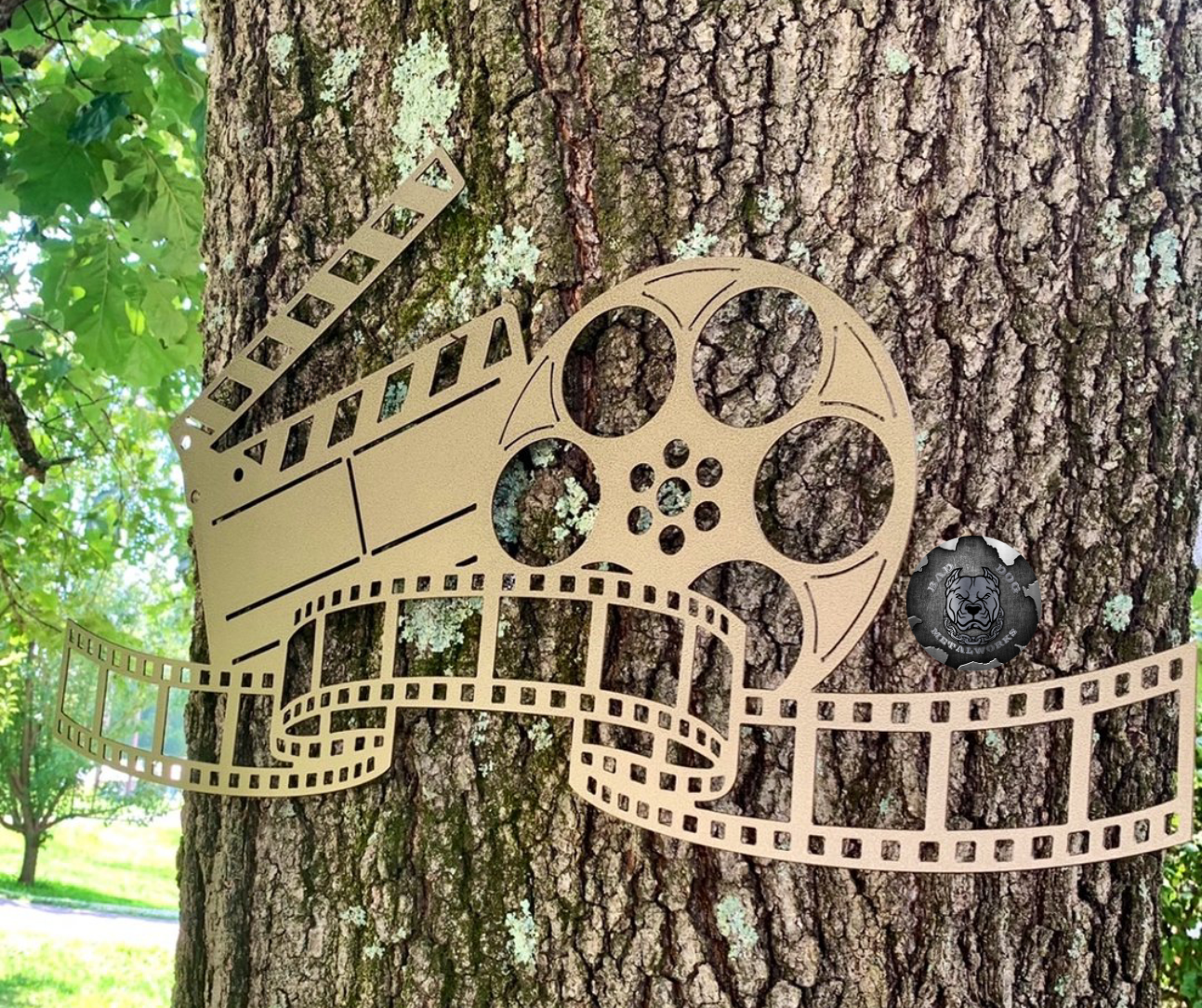 Clapboard and Filmstrip