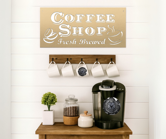 Coffee Shop Fresh Brewed