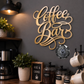 Coffee Bar Script Metal Sign