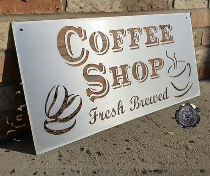 Coffee Shop Fresh Brewed