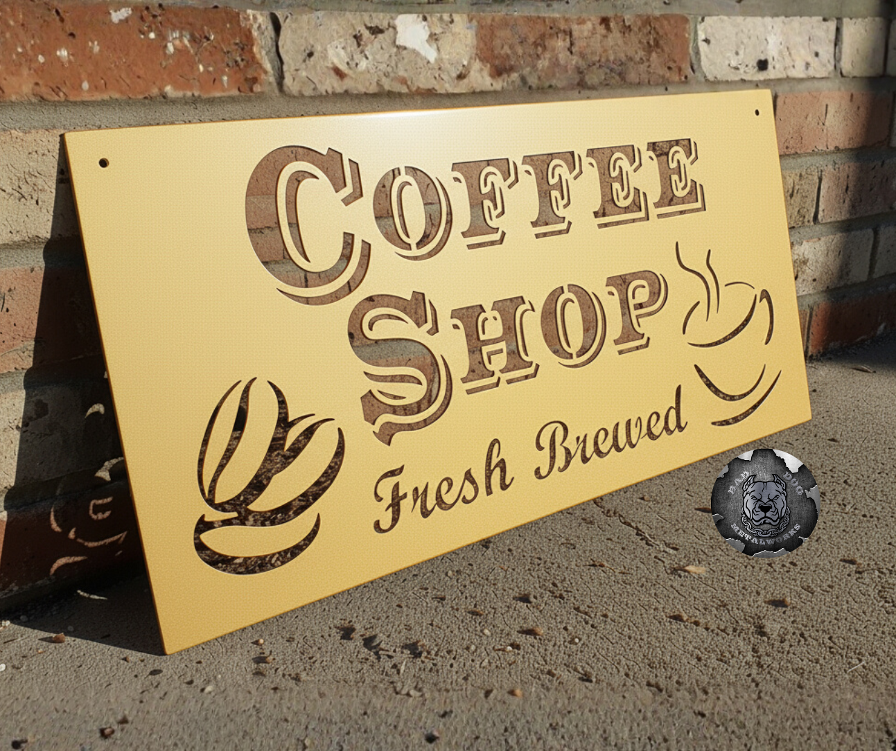 Coffee Shop Fresh Brewed