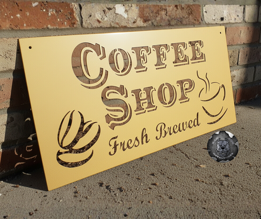 Coffee Shop Fresh Brewed