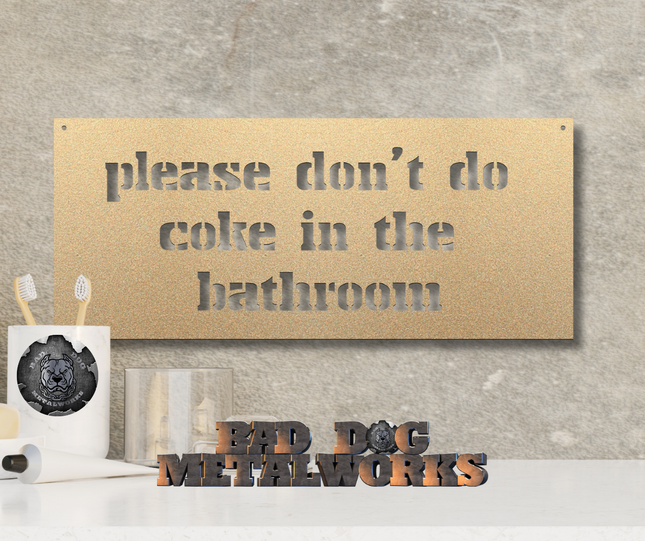 Please Don't Do Coke in the Bathroom