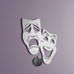 Comedy and Tragedy Masks