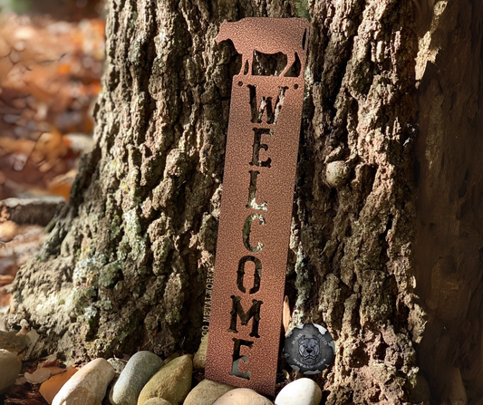 Cow Welcome Plaque