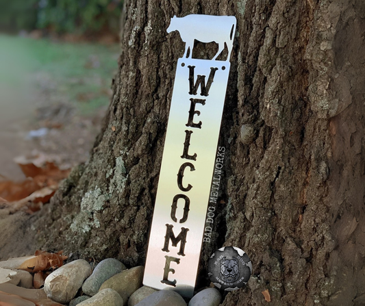 Cow Welcome Plaque