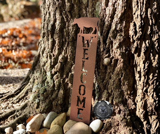 Cow Welcome Plaque