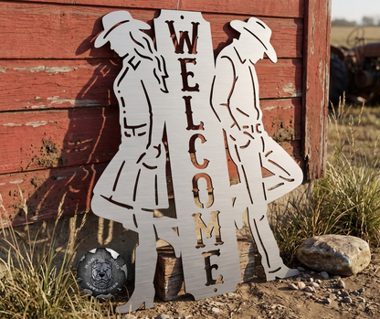Cowgirl and Cowboy Welcome