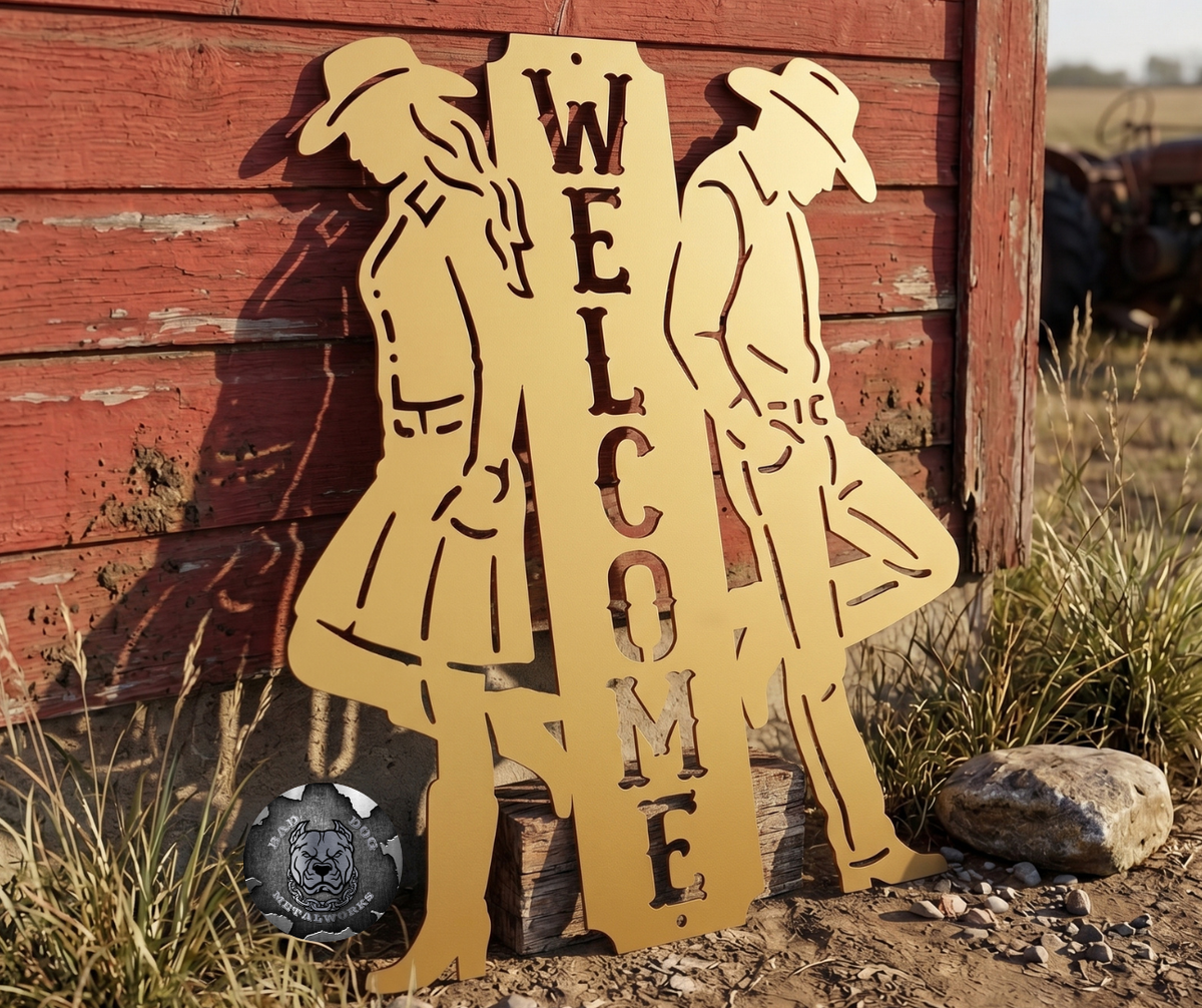Cowgirl and Cowboy Welcome