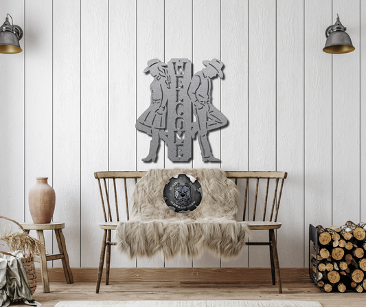 Cowgirl and Cowboy Welcome