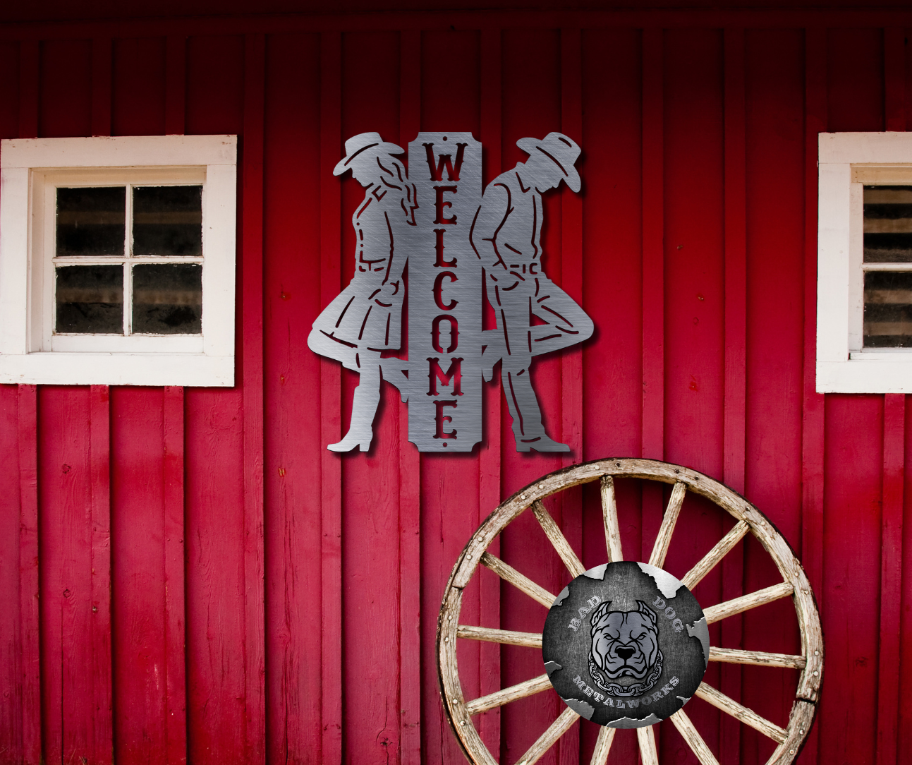 Cowgirl and Cowboy Welcome