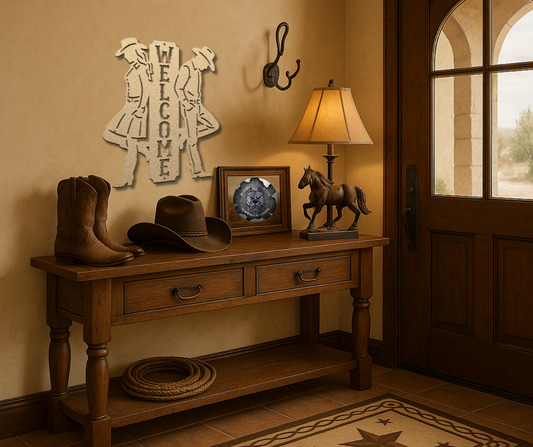 Cowgirl and Cowboy Welcome