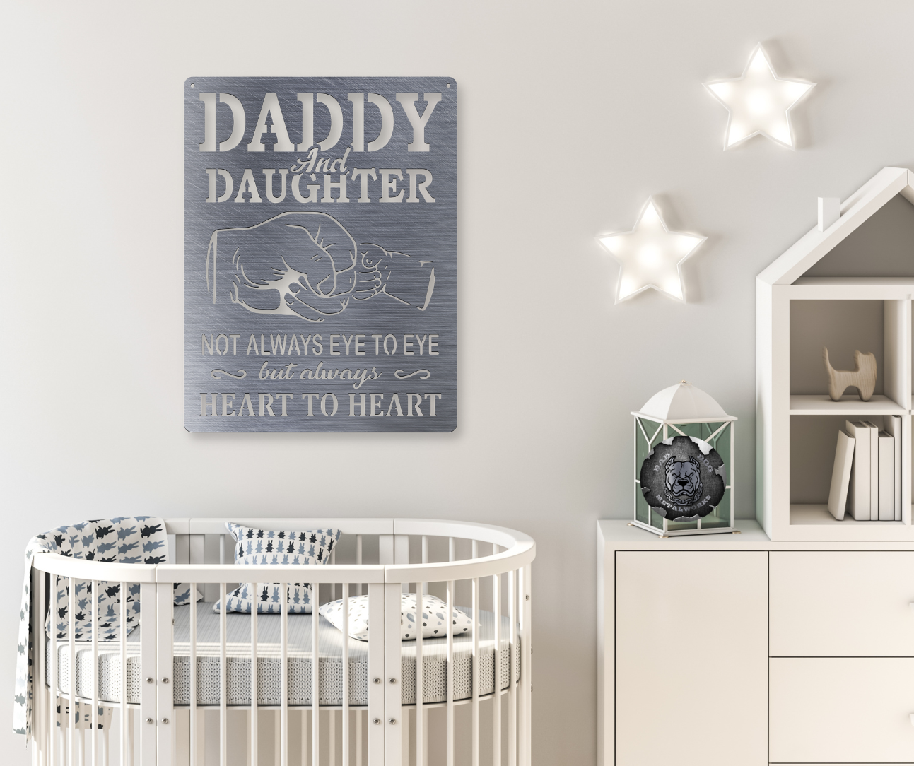 Daddy and Daughter, Not Always Eye to Eye, But Always Heart to Heart