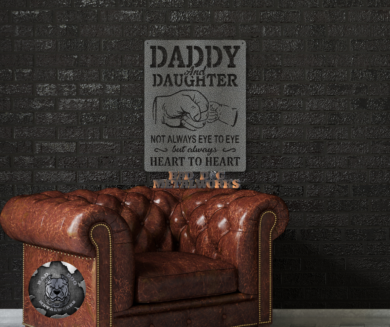Daddy and Daughter, Not Always Eye to Eye, But Always Heart to Heart