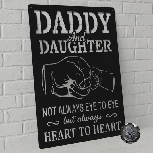 Daddy and Daughter, Not Always Eye to Eye, But Always Heart to Heart