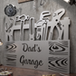 Dad's Garage Toolbox - Metal Man Cave Decor